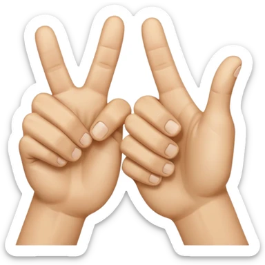 I want two tumbs up like it's done with two hands, it should be the other side od the hand sticker