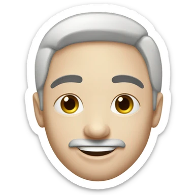 Make a smiley face of Russian white Zhiguli sticker