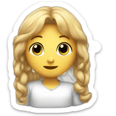 angel wings and nimb sticker