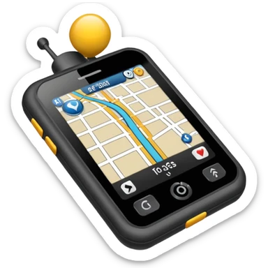 handheld gps sticker