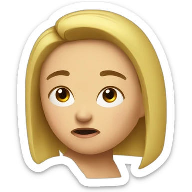 Angry small klara sticker