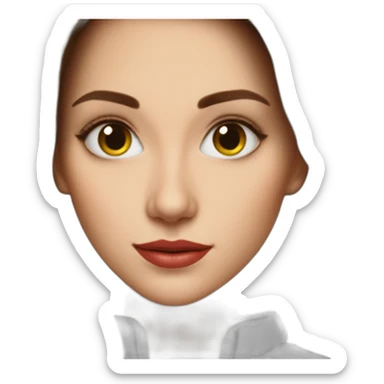 Olga Mayornikova brunette photographer sticker