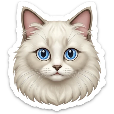 Ragdoll cat sticker