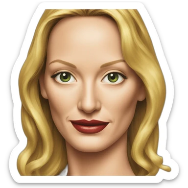 Uma Thurman sticker