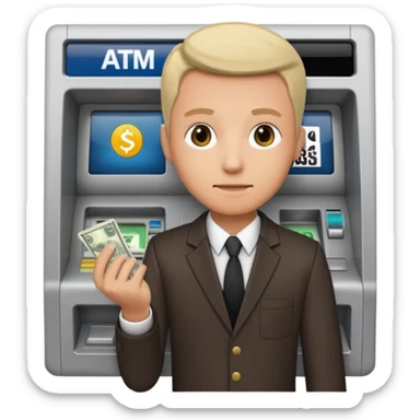 atm sticker