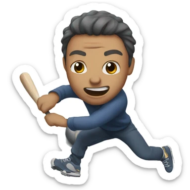 person hitting the griddy sticker