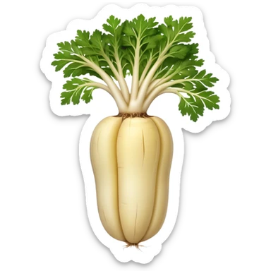 parsnip root cut sticker