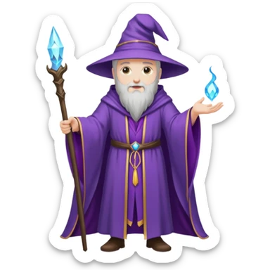 wizard butt sticker