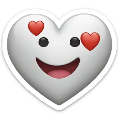 Heart sticker