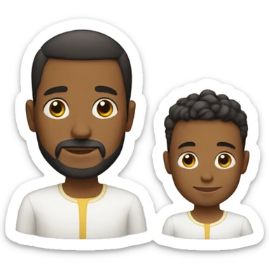 padre e hijo sticker