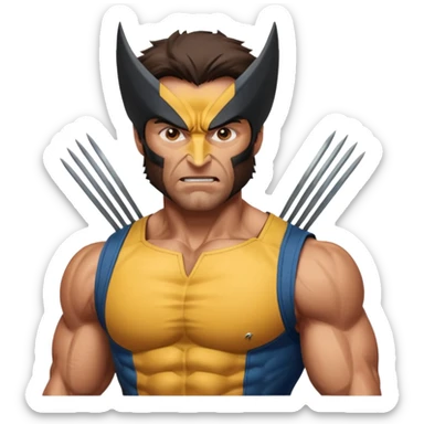 Marvel wolverine sticker