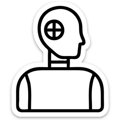 crash test dummy sticker