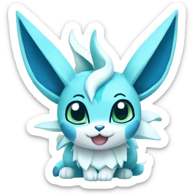 Glaceon-Vaporeon-Pokémon sticker