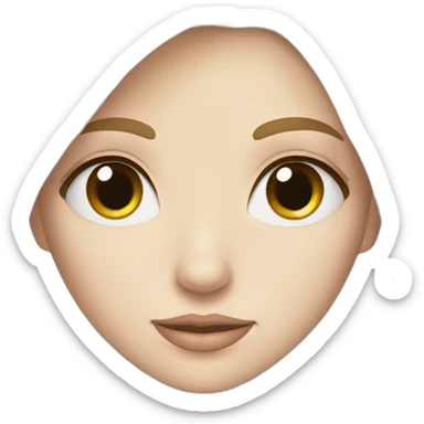 Blonde aux yeux bleus et blonde et brune sticker