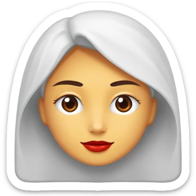 kadın kırmızı küpeli sarışın sticker