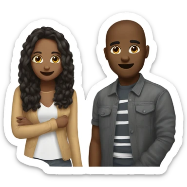 My bestie with me sticker