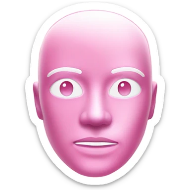 moisturizing hydrogel face mask pink sticker