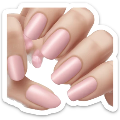 Light pink nails sticker