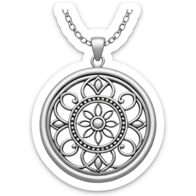 necklace hipster no human sticker