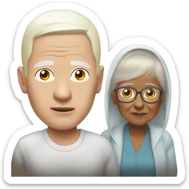 eminem with your grandma sticker