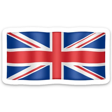 british colonial flag sticker