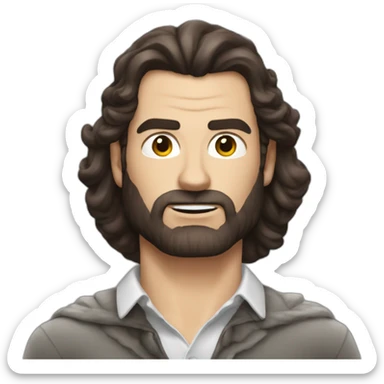 Henry Cavil hairy whole body runway sticker