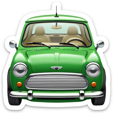 mini cooper gren sticker