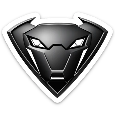 create a lamborgini car logo sticker