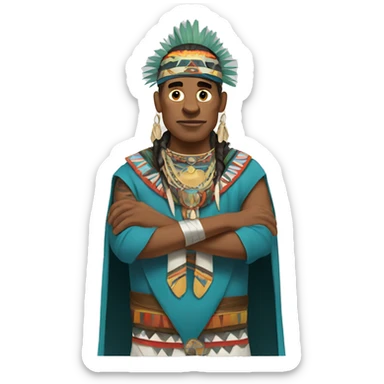 Aztec priest of Music sticker