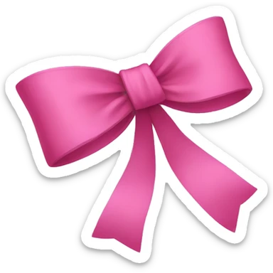Bow sticker