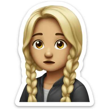 Hiena triste sticker