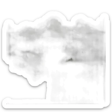 THE FOG IS COMING sticker