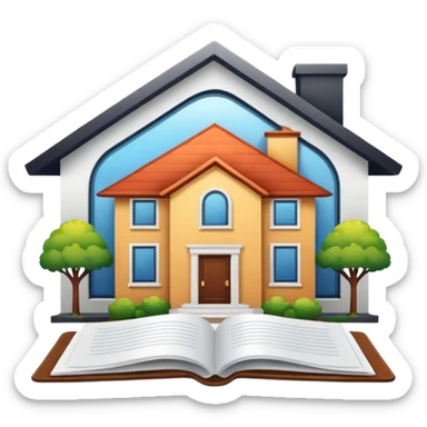 documents and personal license logo house sticker