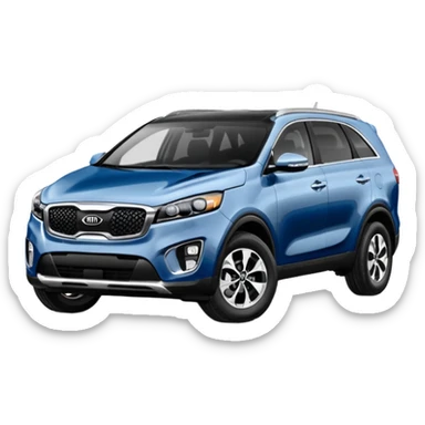 KIA Sorento  первое поколение  синий цвет sticker