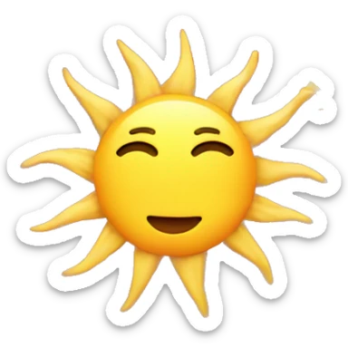  Sun sticker
