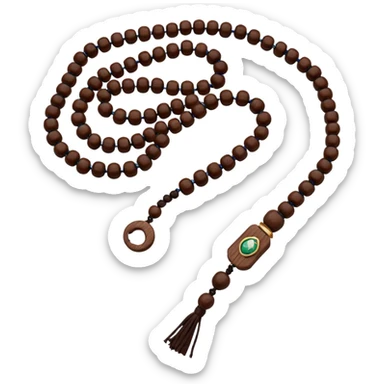 islam tasbih beads sticker