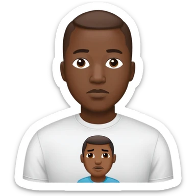 George Floyd with I can’t breath on his shirt sticker