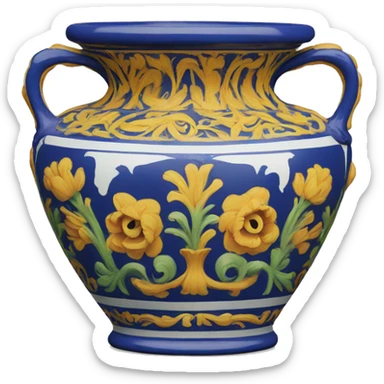 Deruta vase sticker