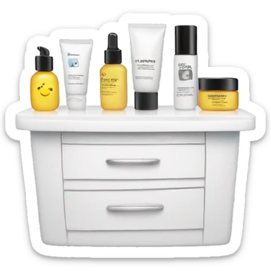 skincare vanity sticker