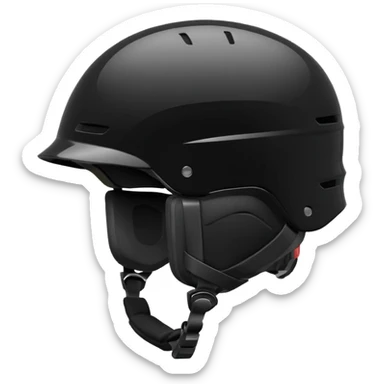 ski helmet without goggles sticker