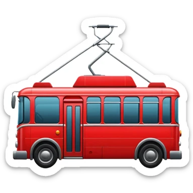 trolleybus sticker
