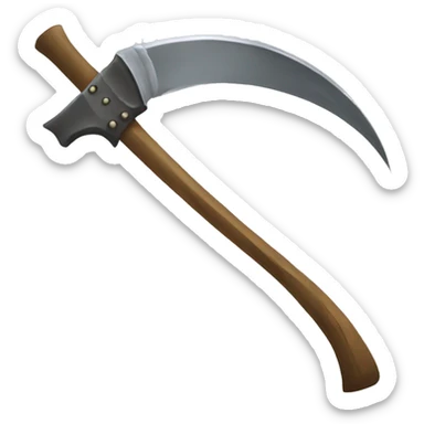 old scythe  sticker