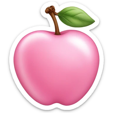 pastel pink cherry sticker