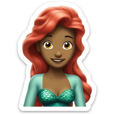 The little mermaid sticker