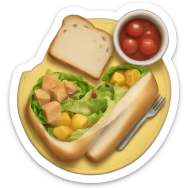 lunch sticker