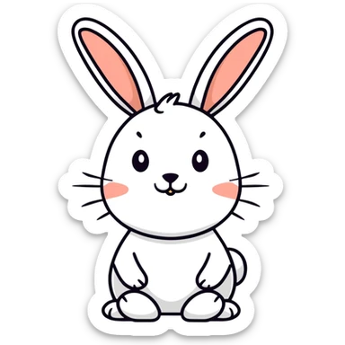 “Snipe “ Rabbit sticker