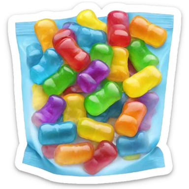 Bag of Jelly babies sticker