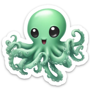 create a kawaii octopus, which is the octopus of the school houses www.ClementeAlthaus.edu.pe
that is jumping happily sticker