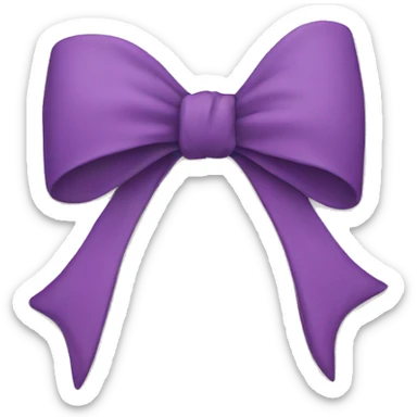 Bow sticker