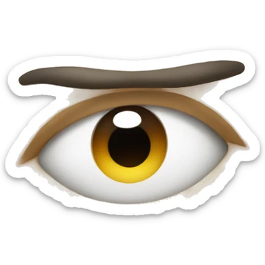 Eye roll and disgusted face  sticker